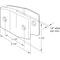 Prime-Line Alcove Clips, 1/4 in. Offset, Zinc Alloy (Cast Zamak), Chrome Plated (1 Pair) 656-6656-T - alternate 2